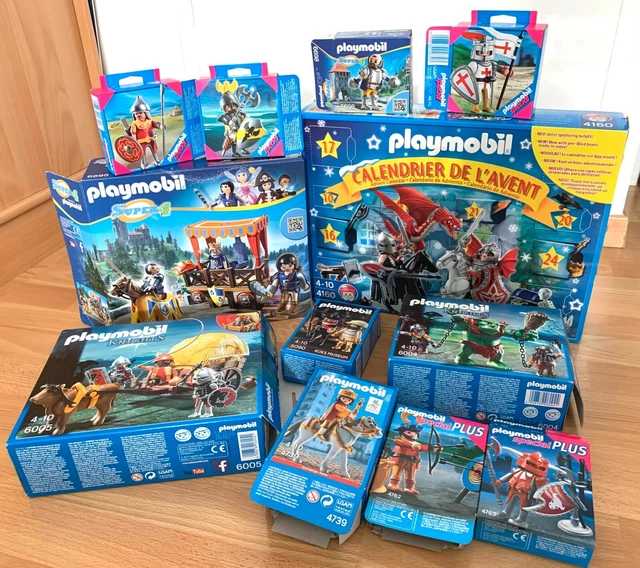 PLAYMOBIL LOT BOITE VIDE CHEVALIER CHATEAU 4160 6005 6695 6004 #SoutienUkraine EUR 14,25 