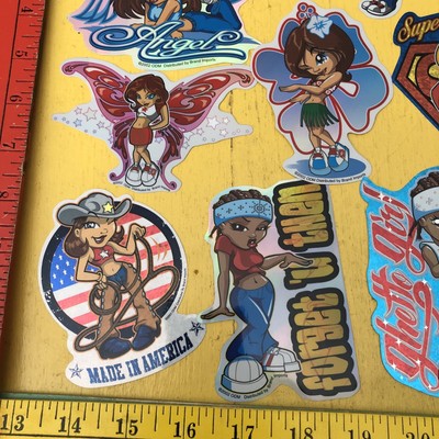 Y2K GIRLS ODM Vintage Vending Machine Stickers Brand Imports 2001-02