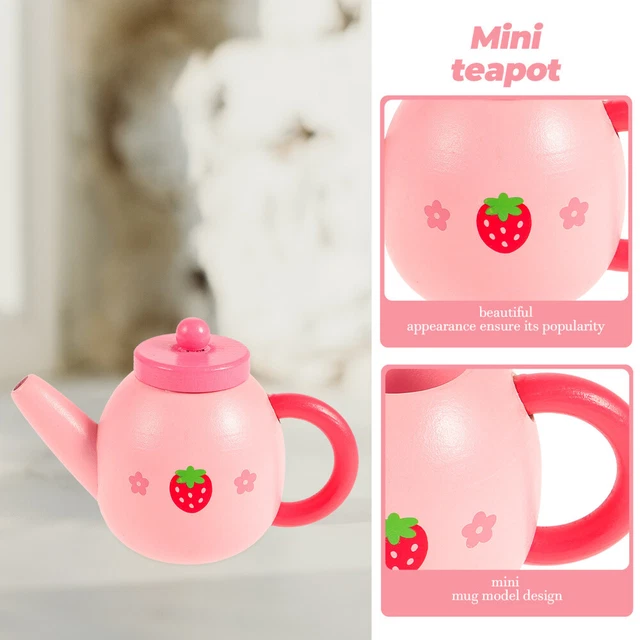 PLAY HOUSE KITCHEN Utensils Dollhouse Accessories Mini Miniature Kettle