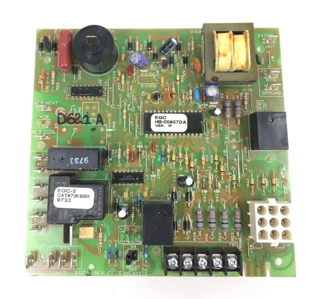 LENNOX HEATCRAFT HB00907DA EGC2 73K8001 Furnace Control Circuit Board