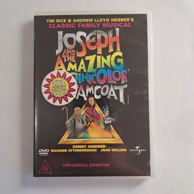 Joseph And The Amazing Technicolor Dreamcoat Dvd Musical R4 LLM1