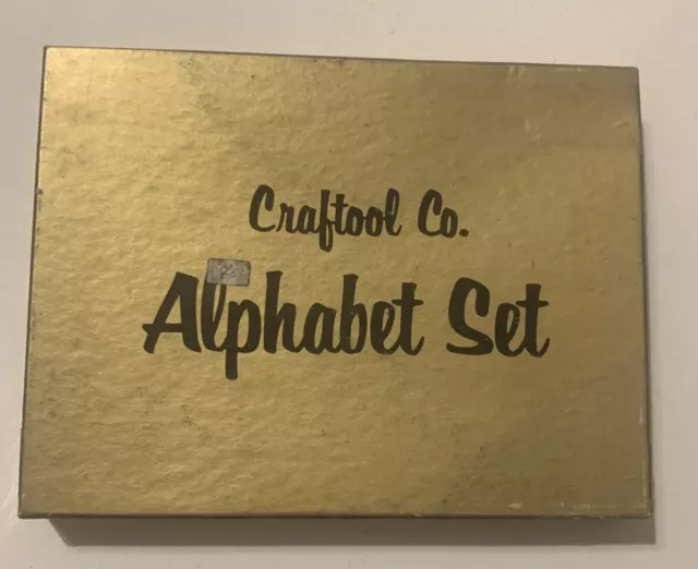 Leather Stamp 3/4 TANDY Craftool ALPHABET SET Single Replacement
