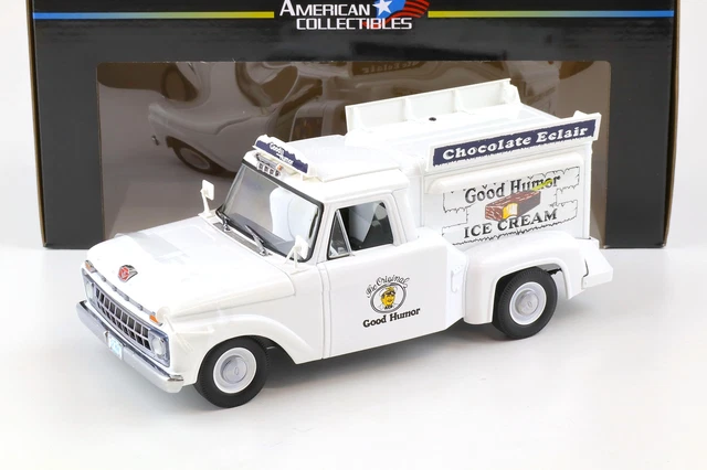 Sunstar Ford Pick Up F100 Ice Cream 1965 - 1/18 - Miniature En Boîte