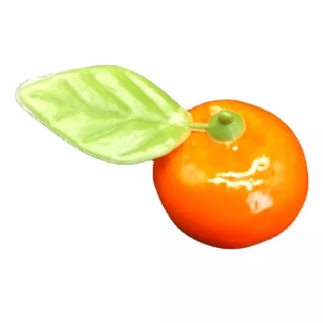 Artificial Fruit Artificial Orange Kitchens 10 Pcs 3.7*3.7*3.5cm Orange