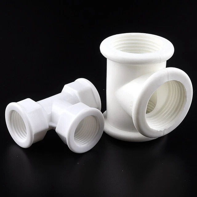 Female Thread Tee Connector Garden Irrigation Plastic PPR Reducing 3 ways T-type 8