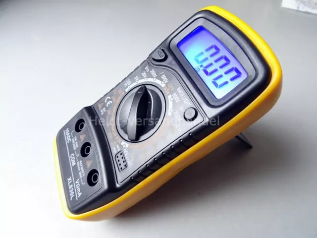 Multimeter Stromprüfer Vielfach-Messgerät Voltmeter Spannungsmesser Neu 3