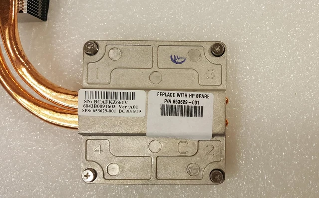 Radiateur Pour HP Elitebook 8760w - Réf. 653629-001 - Occasion - Garantie 6 Mois