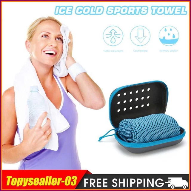 Cold Towel Breathable Cooling Towels Lightweight Soft Portable for Camping Beach
