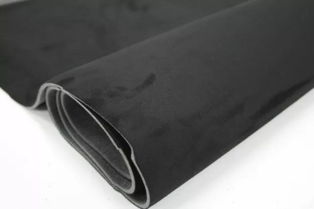 SUEDE ALCANTARA / Auto Dachhimmel Stoff Autohimmelstoff SCHWARZ mit 4mm EUR  39,99 - PicClick DE