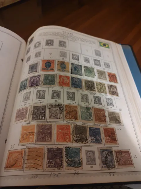 Colección de estampillas de Brasil de una finca de Miami década de 1850 en adelante... Muchas más páginas A++