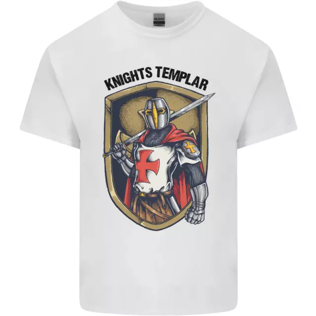 Knights Templar St Georges Day England Mens Cotton T-Shirt Tee Top