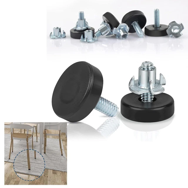 Counius 12 Pieds De Nivellement Réglables,Pieds De Meuble Réglables