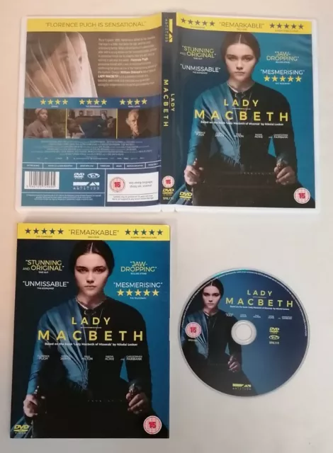 DVD - Lady Macbeth DVD (2017) Florence Pugh Oldroyd (DIR) Cert 15 PAL UK R2