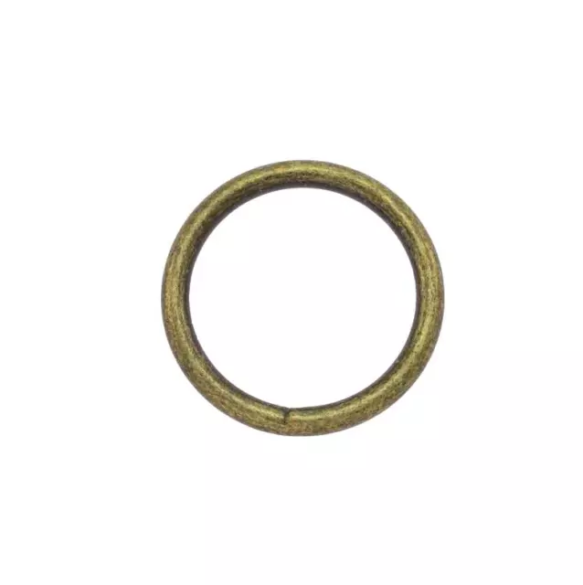 O-Ring 10 Stk. 20,25,30mm Altmessing Rundring Metall