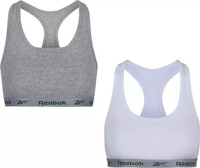 Reebok Frankie Mix Bras Crop Top Confezione da 2 L