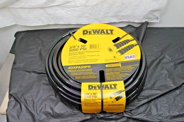 DEWALT 3/8" x 50' 5000 PSI Replacement/Extension Hose