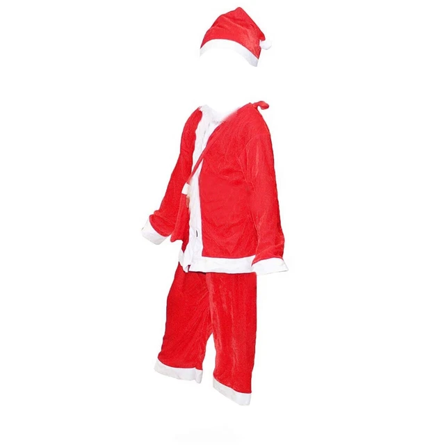 Bambini Ragazzi Ragazze Natale Babbo Natale Cosplay Abiti Costume Set di...