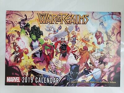 The War Of The Realms 2019 Calendar Marvel Comics Brand New Unused Special