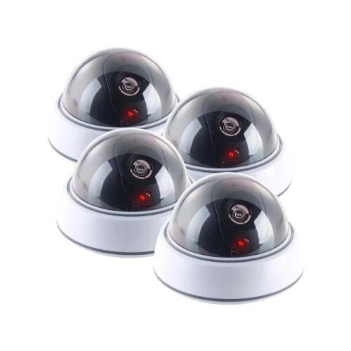Pack 4 caméras de surveillance factices DOME