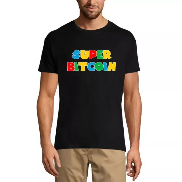 ULTRABASIC Homme Tee-Shirt Super Bitcoin - Crypto-Monnaie - Idée Des Traders