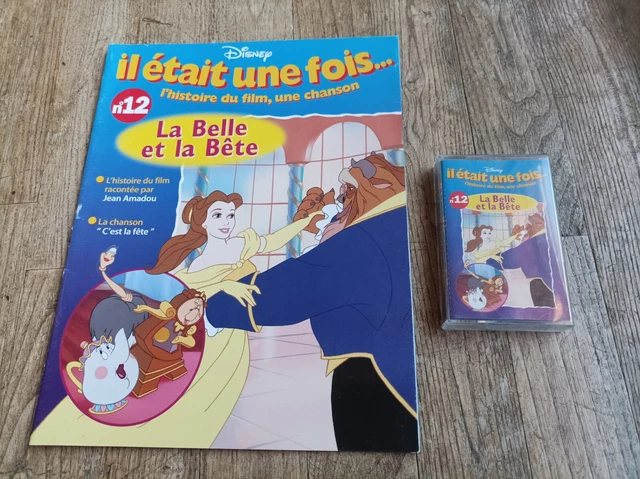 IL ETAIT UNE FOIS DISNEY LA BELLE ET LA BETE No 12 LIVRE CASSETTE AUDIO
