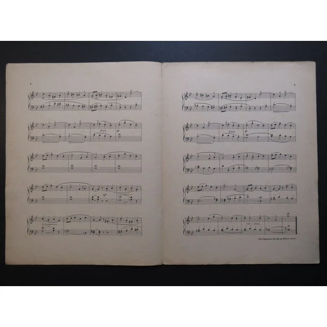 DELIBES Léo Musette Écossaise Piano ca1890 4
