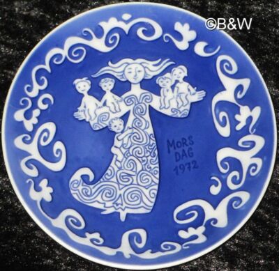 ROYAL COPENHAGEN PIATTO DELLA MAMMA TOP PRIMA SCELTA 1972 BING & GRONDAHL 
