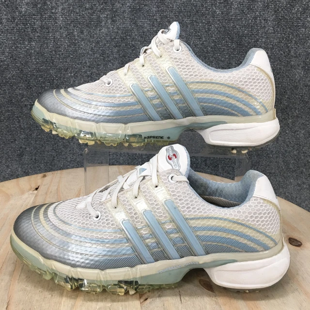 ADIDAS SHOES WOMENS 8.5 Powerband adiPRENE Traxion Sneakers Blue