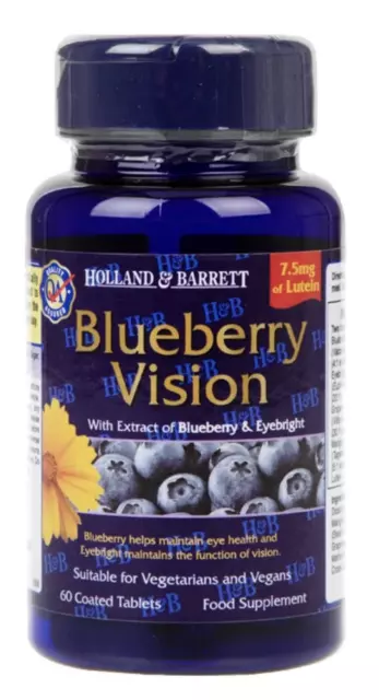 Holland & Barrett Myrtille + Euphorbia Vision 60 Capsules Vision Santé