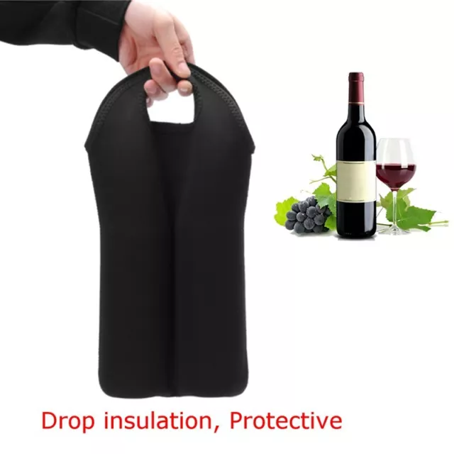 Bag Tote Carrier Tote Carrier Wine 2 Bottle Beer Neoprene Tote Carry Case