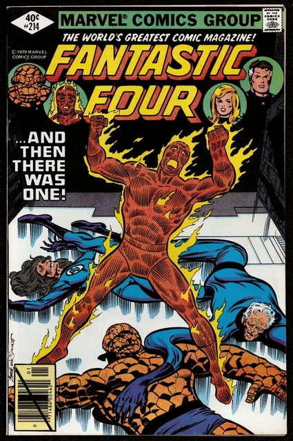 Fantastic Four #214 ~9.4|NM Stark app Jan 1980 Marvel Comics John Byrne not CGC