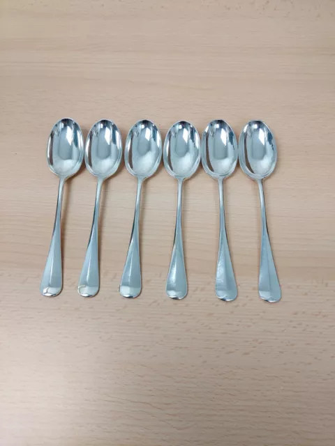 Vintage Mappin And Webb Rat Tail Dessert Spoons