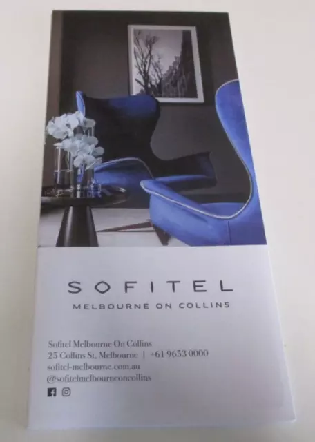 Sofitel Melbourne on Collins - Hotel Information Brochure, Ads and Map of City