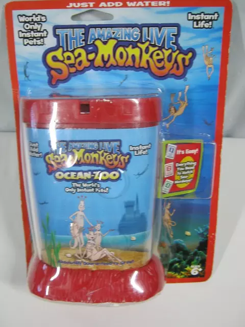 The Amazing Live The Original Sea Monkeys Ocean Zoo Marine Aquarium Sealed