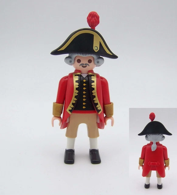 Playmobil - 9885 - Pirates - Chef des Soldats - sous Emballage Plastique, Pas de boîte en Carton Bleu