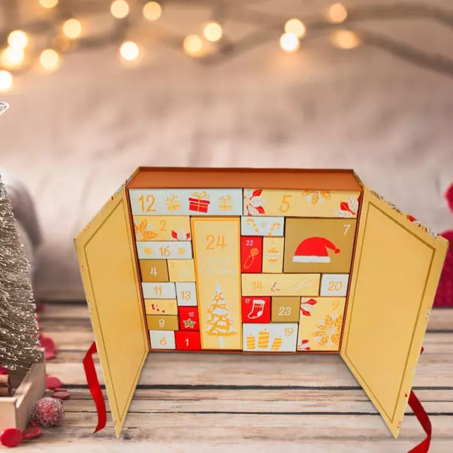 Noël Calendrier de l'Avent Pêche Leurre Set Blind Box 24 Jours Calendrier  de l'Avent Pêche Tackle Surprise Cadeau Pour Enfants Adultes