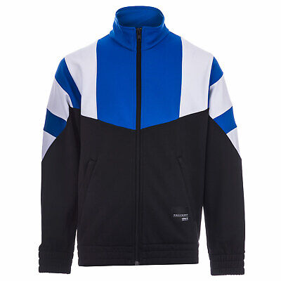 Adidas Originals Boys EQT Firebird Track Top Full Zip Sweatshirt Black Blue new