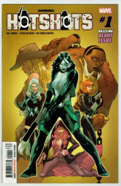 Marvel Comics- Domino: Hotshots #1- 1st Team Appearance of the Hotshots