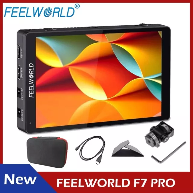 FEELWORLD F7 PRO 7 Inch Camera Field Monitor 4K HDMI 3D LUT LCD IPS Touch Screen