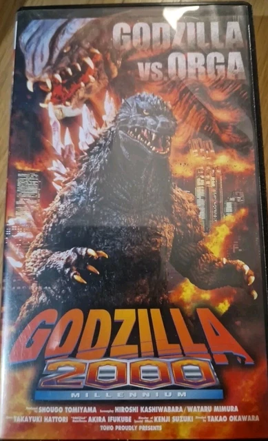 GODZILLA 2000 GODZILLA Vs Orga Movie VHS Japan Import English Sub 1999 