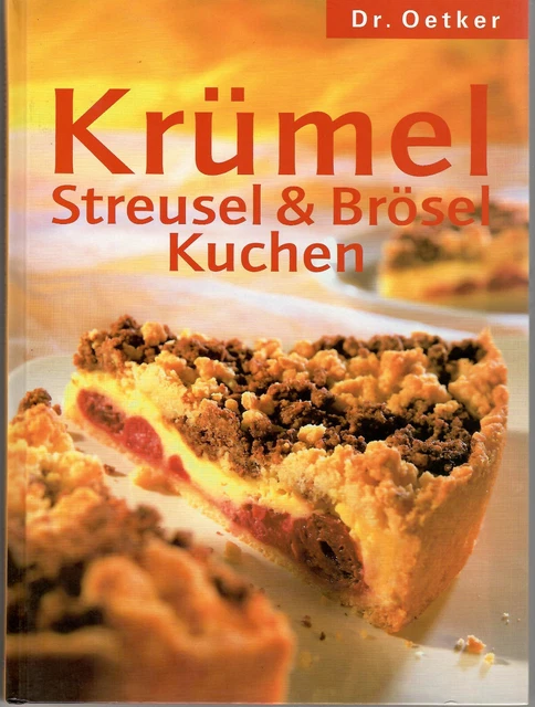 KRÜMEL STREUSEL &amp; Brötchen Kuchen, Dr. Oetker EUR 4,90 - PicClick FR