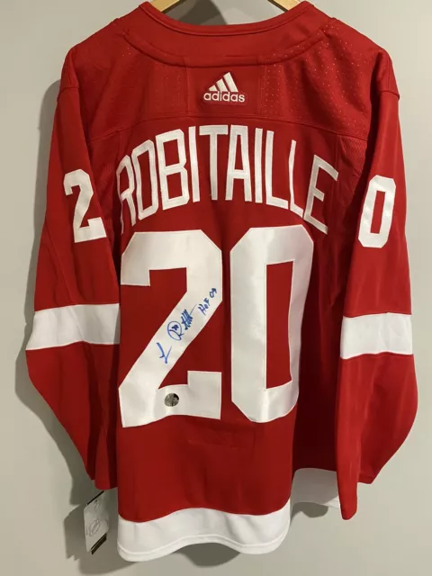 Signed Luc Robitaille Jersey - Ccm 1997 Rookie Beckett T96100