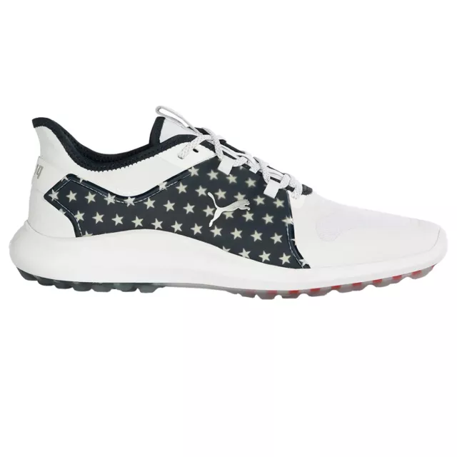 PUMA Men Ignite Fasten8 Volition Stars & Stripes Spikeless Waterproof Golf Shoes