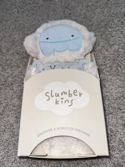 Slumberkins Snuggler Ivory  Yeti Limited Edition lovey 16” With Card NEW