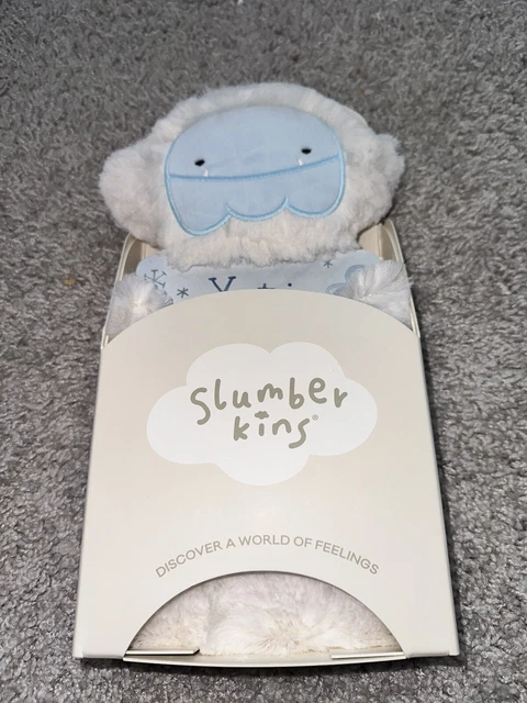 Slumberkins Snuggler Ivory  Yeti Limited Edition lovey 16” With Card NEW