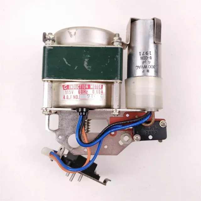 Induction Motor 115v 60hz 0.60A w/ Motor Run Capacitor & Switch from Rand 211