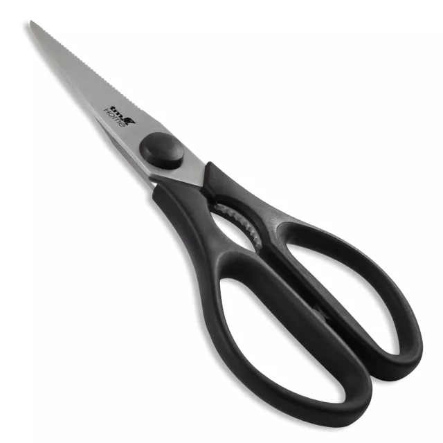 TM ELECTRON hocu032 Heavy Duty Kitchen Scissors Ultra Sharp, Stainless Steel, Bl