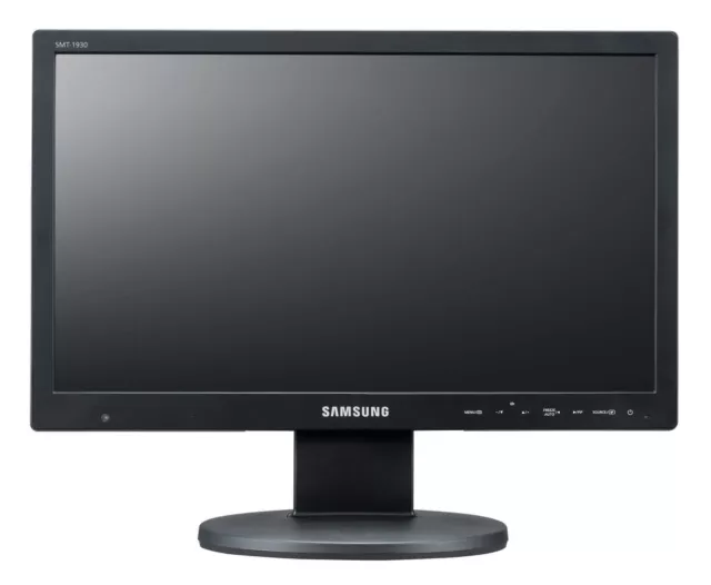 Samsung SMT-1931 720p Full HD 19" LED Flat Screen CCTV 16:9 MONITOR VGA BNC HDMI 3