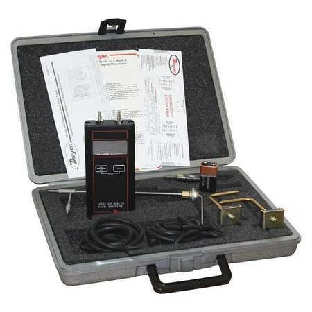 Dwyer 475-0-Fm-Av Air Velocity Kit,Digital,10.00 In Wc