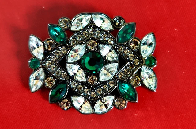 Broche Vintage Chat Par Lea Stein Pour Agatha Paris - Résine Et Nacre - Intacte - Occasion